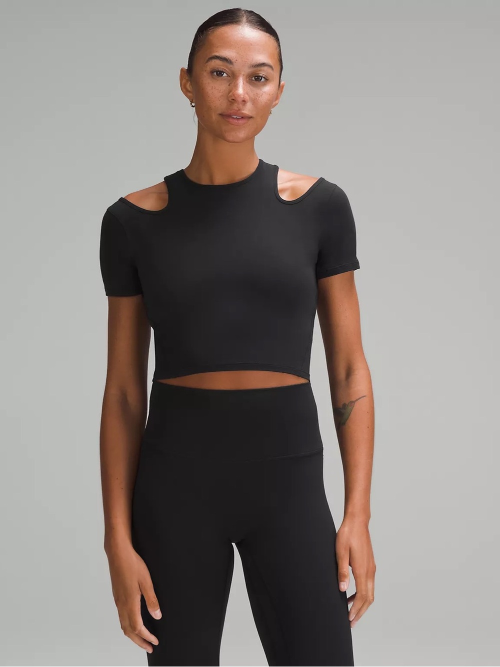 Lululemon Shoulder Cut-Out Yoga T-Shirt